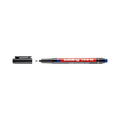 Edding 149 M Silgili Asetat Kalemi Siyah - 10'lu Paket
