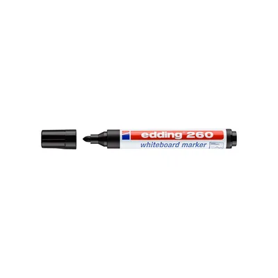 Edding 260 Yazı Tahtası Kalemi Siyah - 10'lu Paket