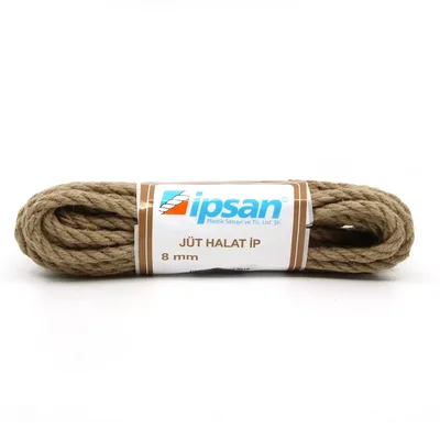 İpsan Kendir Halat(jüt) 8 Mm 20 Mt Jt0820 - 24'lü Paket