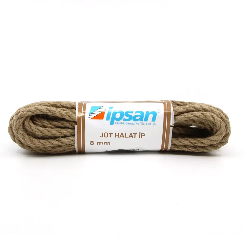 İpsan Kendir Halat(jüt) 8 Mm 20 Mt Jt0820 - 24'lü Paket