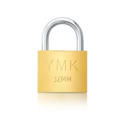 Ymk Asma Kilit Sarı Kısa 32 Mm Ymk-1232b - 6'lı Paket