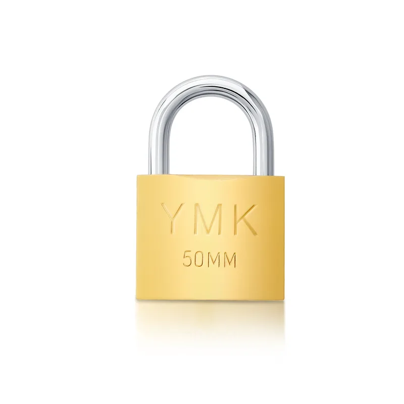 Ymk Asma Kilit Sarı Kısa 50 Mm Ymk-1250b - 6'lı Paket