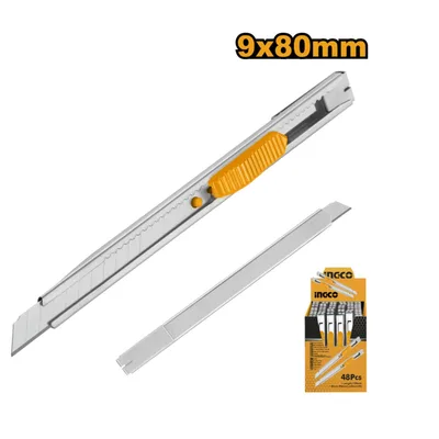 İngco Hkns1806 Dar Metal Maket Bıçağı - 48'li Paket