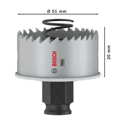 Bosch Pro Sheet Metal Paslanmaz Panç 51 2608594455