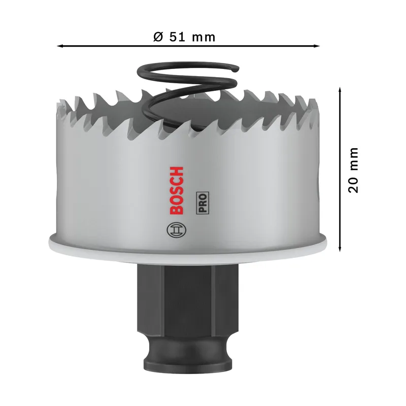 Bosch Pro Sheet Metal Paslanmaz Panç 51 2608594455