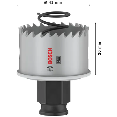 Bosch Pro Sheet Metal Paslanmaz Panç 41 2608594452