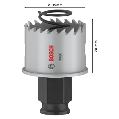 Bosch Pro Sheet Metal Paslanmaz Panç 35 2608594449