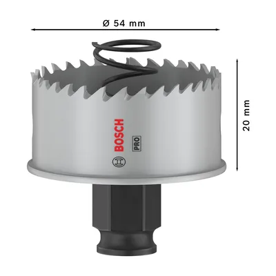 Bosch Pro Sheet Metal Paslanmaz Panç 54 2608594456