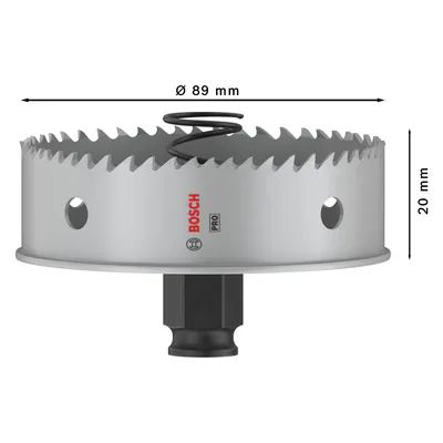 Bosch Pro Sheet Metal Paslanmaz Panç 89 2608594469