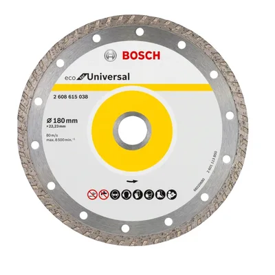 Bosch Turbo Elmas Kesici 180x2.6x22 2608615047 - 10'lu Paket