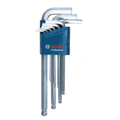Bosch Allen Anahtar Takımı 9 Lu 1600a01th5