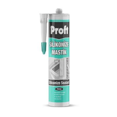 Proft Silikonize Mastik 450 Gr (pr250) - 24'lü Paket