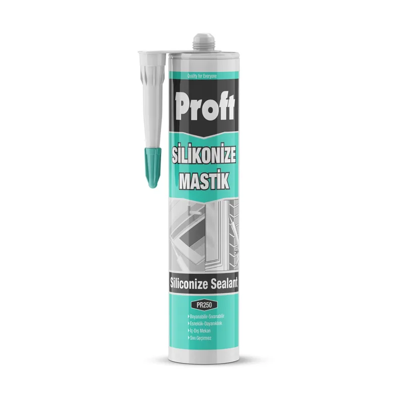 Proft Silikonize Mastik 450 Gr (pr250) - 24'lü Paket