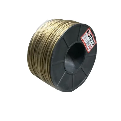 Şeffaf İzoleli Çelik Halat 3 Mm - 200 Metre
