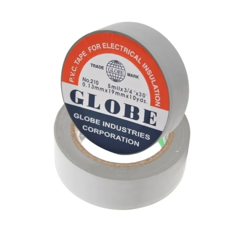 Globe Elektrik Bantı Gri - 50'li Paket