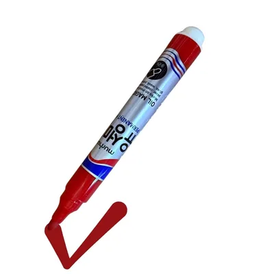 Munhwa Permanent Marker Koli Kalemi Kırmızı - 12'li Paket