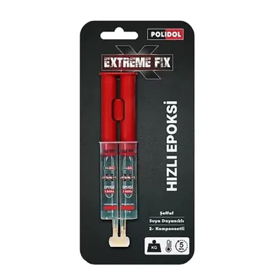 Polidol Extreme Fıx Epoksi Yapıştırıcı Şeffaf 25ml - 12'li Paket