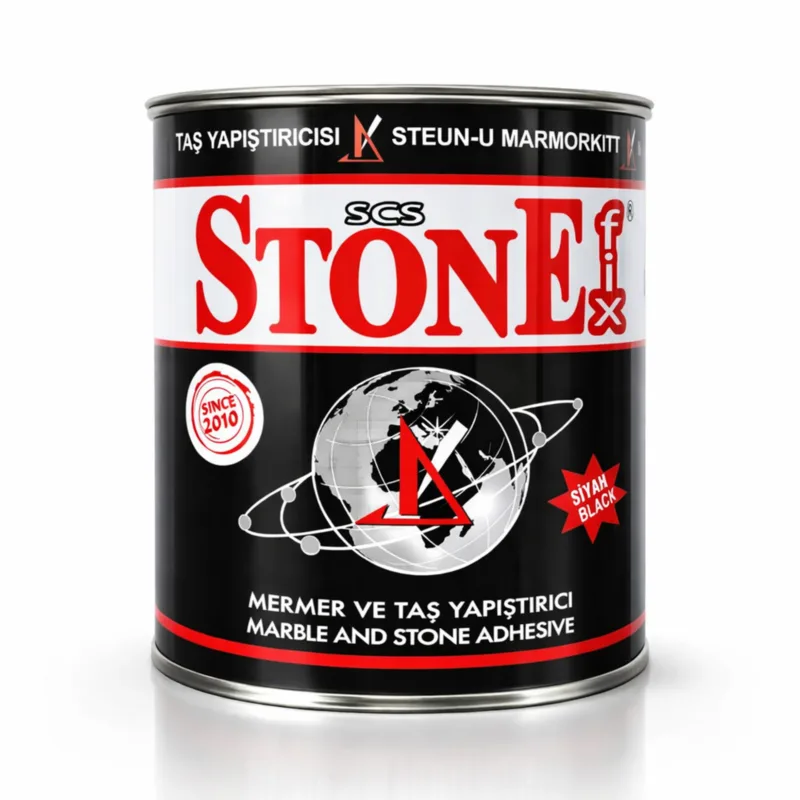 Stone Fix Granit Mermer Yapıştırıcı 1200 Gr Siyah - 12'li Paket