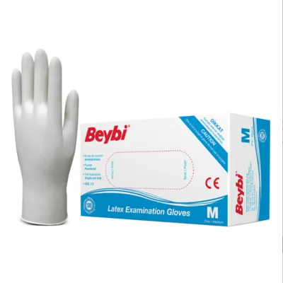 Beybi Pudralı Muayene Eldiveni M - 20'li Paket
