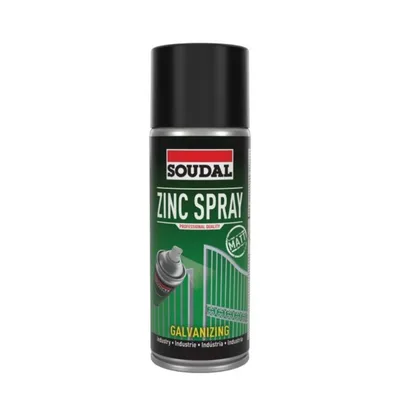 Soudal Alüminyum Çinko Sprey Boya 400 Ml (154607) - 6'lı Paket