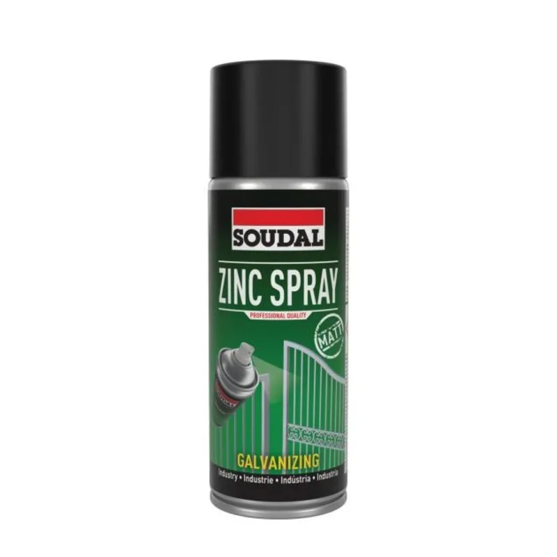 Soudal Alüminyum Çinko Sprey Boya 400 Ml (154607) - 6'lı Paket