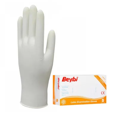 Beybi Pudralı Muayene Eldiveni S - 20'li Paket