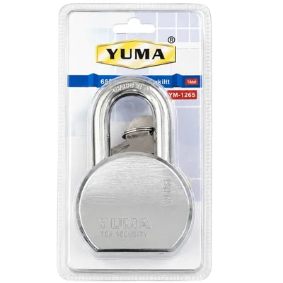 Yuma Çelik Asma Kilit Kısa 65 Mm 1265 - 6'lı Paket