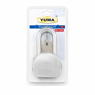 Yuma Çelik Asma Kilit Uzun 65 Mm 1265l - 6'lı Paket