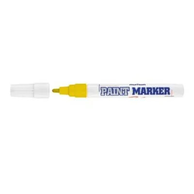 Munhwa Paınt Marker İnce Tam Örtücü Kalem Sarı - 12'li Paket