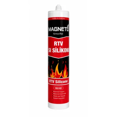 Magneto Isı Silikon Kırmızı (mg300) 280 Gr - 24'lü Paket