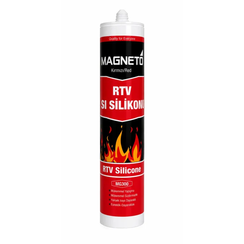 Magneto Isı Silikon Kırmızı (mg300) 280 Gr - 24'lü Paket