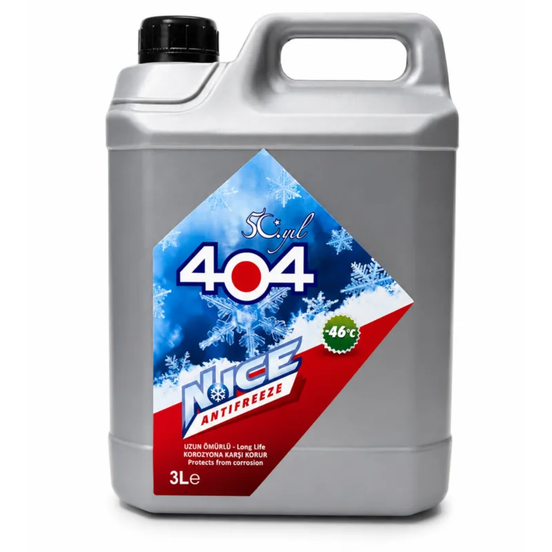 404 Antifriz Kırmızı 3 Lt - 6'lı Paket