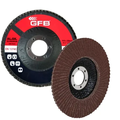 Gfb Flap Disk Zımpara A.o.115x22 60 Kum Kod:2327 - 10'lu Paket
