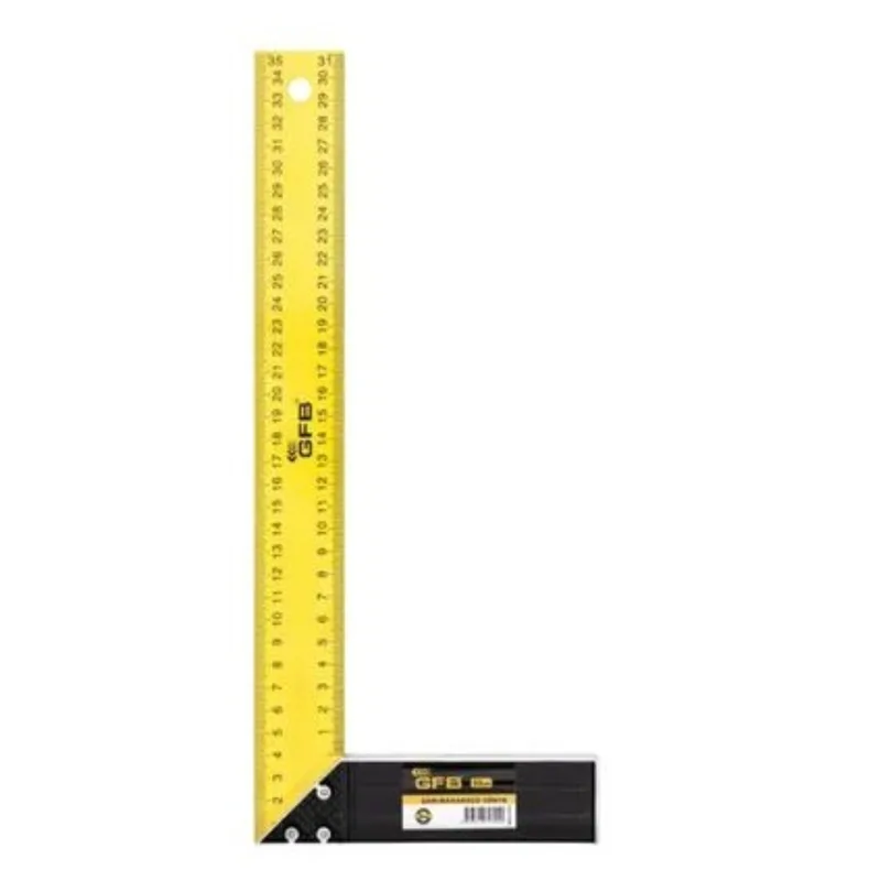 Gfb Marangoz Gönye Sarı 30 Cm Kod:5541 - 12'li Paket