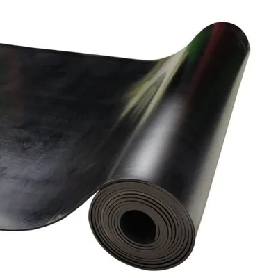 Lastik Levha Bezli Siyah 5 Mm (1 Top 100 Kg 10 Mt)