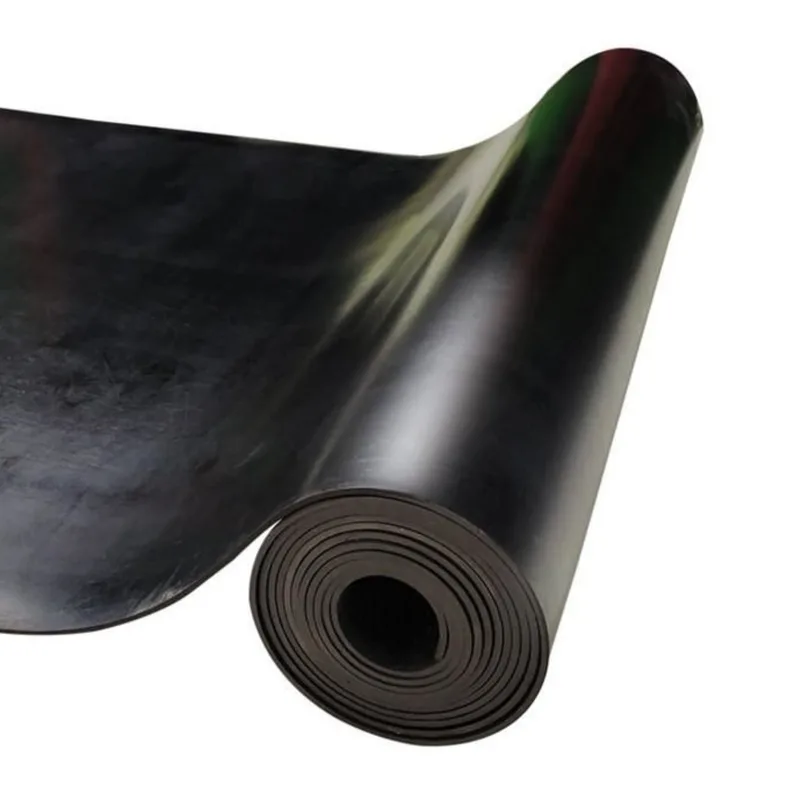 Lastik Levha Bezli Siyah 10 Mm(1 Top 124 Kg 6 Mt)