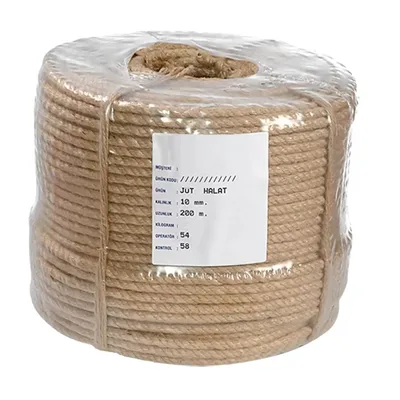Kendir Halat(jüt) 10 Mm (1 Top 200 Mt) (mt 60 Gr)