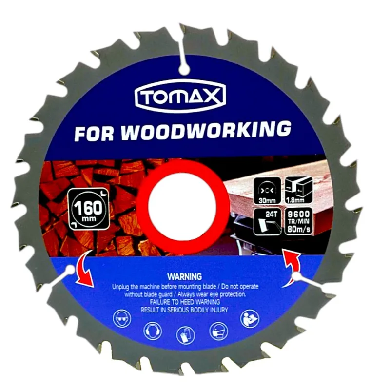 Tomax Sunta Kesme Testere 160x1.8x24t - 5'li Paket