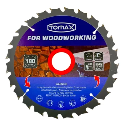 Tomax Sunta Kesme Testere 180x2.0x24t - 5'li Paket