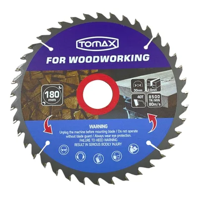 Tomax Sunta Kesme Testere 180x2.0x40t - 5'li Paket
