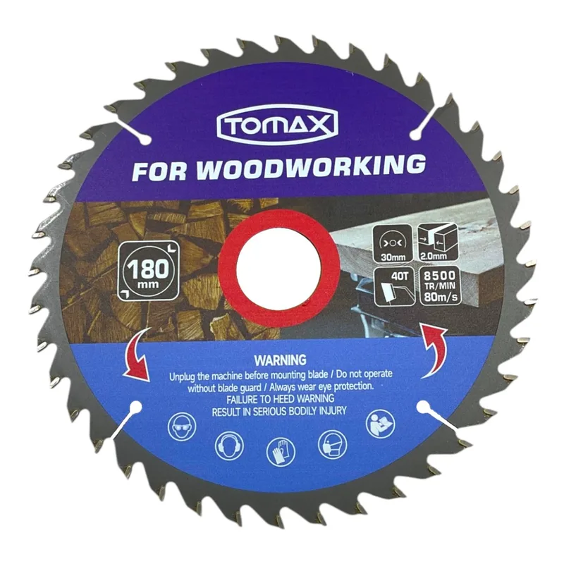 Tomax Sunta Kesme Testere 180x2.0x40t - 5'li Paket