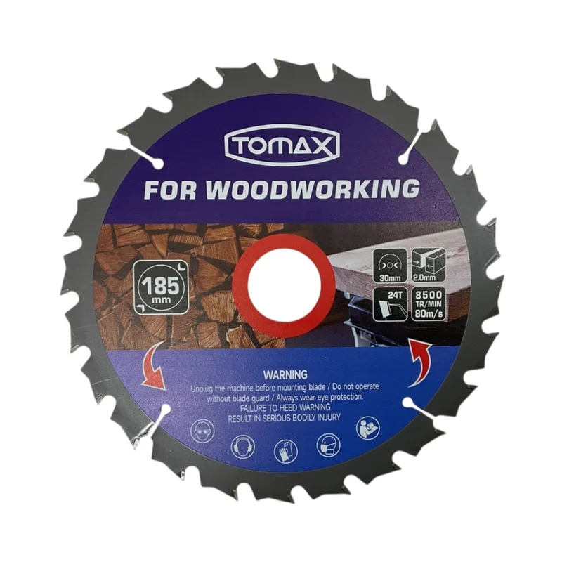 Tomax Sunta Kesme Testere 185x2.0x24t - 5'li Paket