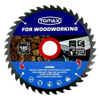 Tomax Sunta Kesme Testere 185x2.0x40t - 5'li Paket