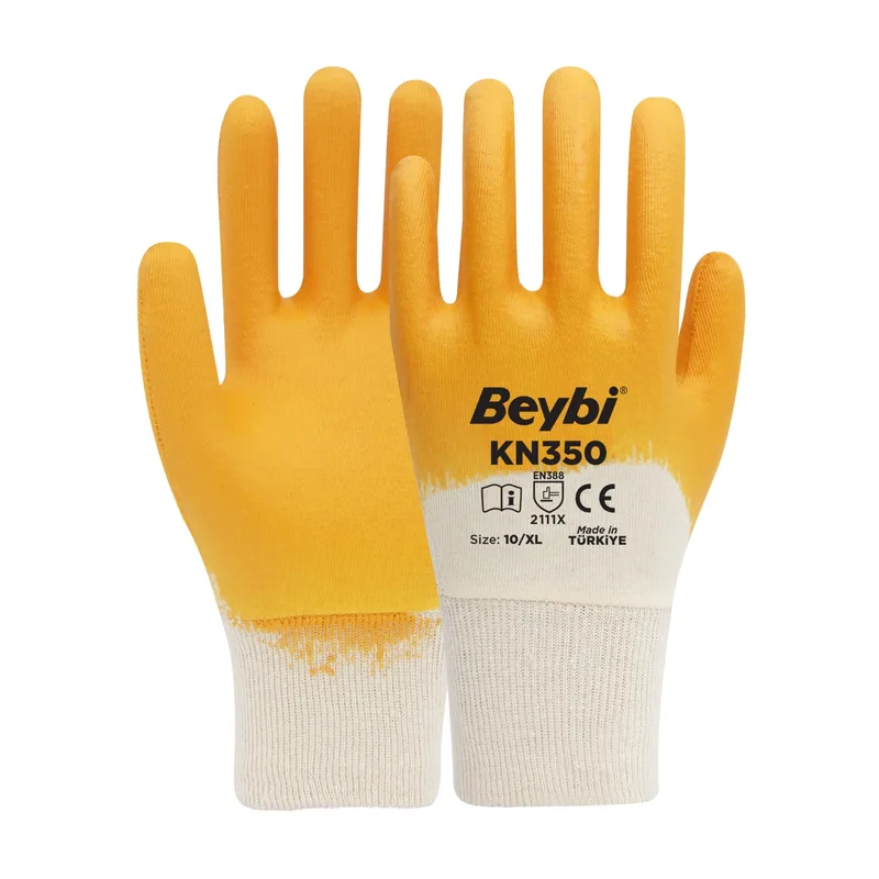 Beybi Kn350 Nitril Eldiven Sarı No: - 288'li Paket