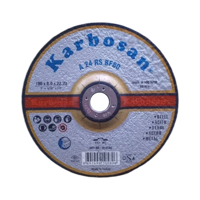 Karbosan Nk Flex Taşlama 180x8.0x22 (910580) - 10'lu Paket
