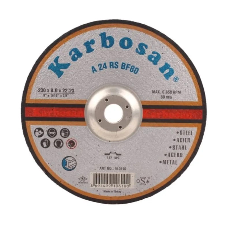 Karbosan Nk Flex Taşlama 230x8.0x22 (910610) - 10'lu Paket