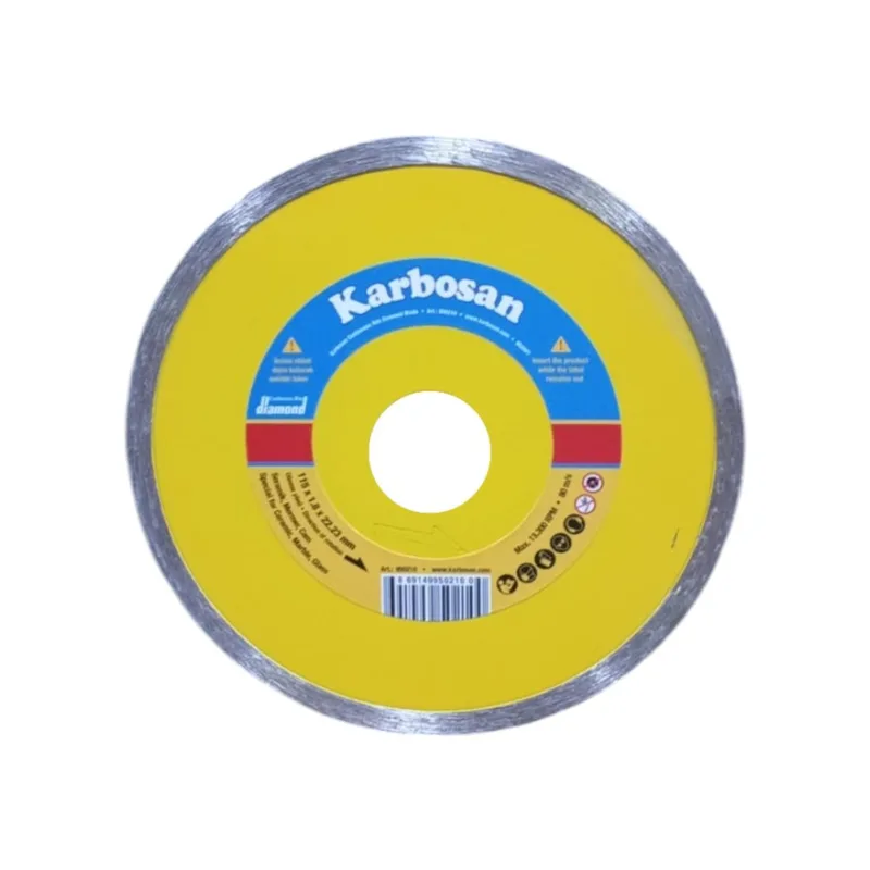 Karbosan Sürekli Elmas Kesici 115x1.8x22 (950210) - 5'li Paket
