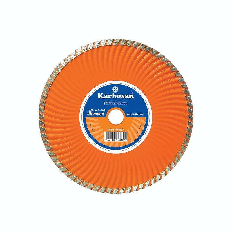 Karbosan Turbo Kanallı Elmas - 5'li Paket