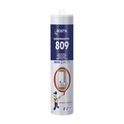 Çeko Ayna Silikon 310 Ml Şeffaf (809) - 25'li Paket
