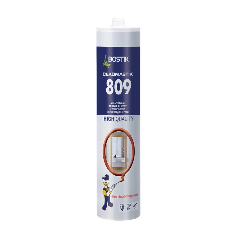 Çeko Ayna Silikon 310 Ml Şeffaf (809) - 25'li Paket